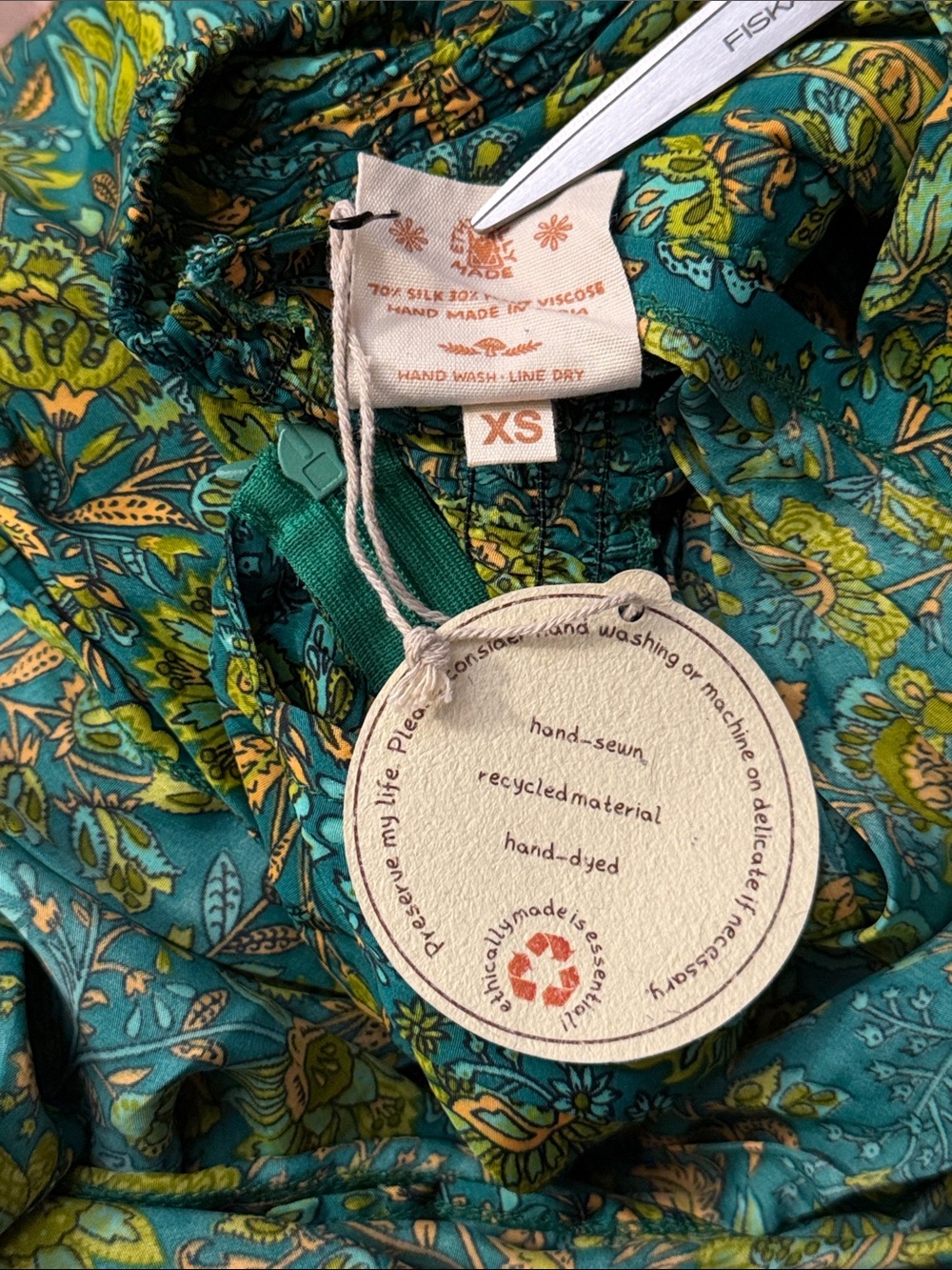 Gardenbelle Shop Size XS Hippie Bohemian Floral Wide Leg Multi Jumpsuit NWT Rare - Picture 7 of 16